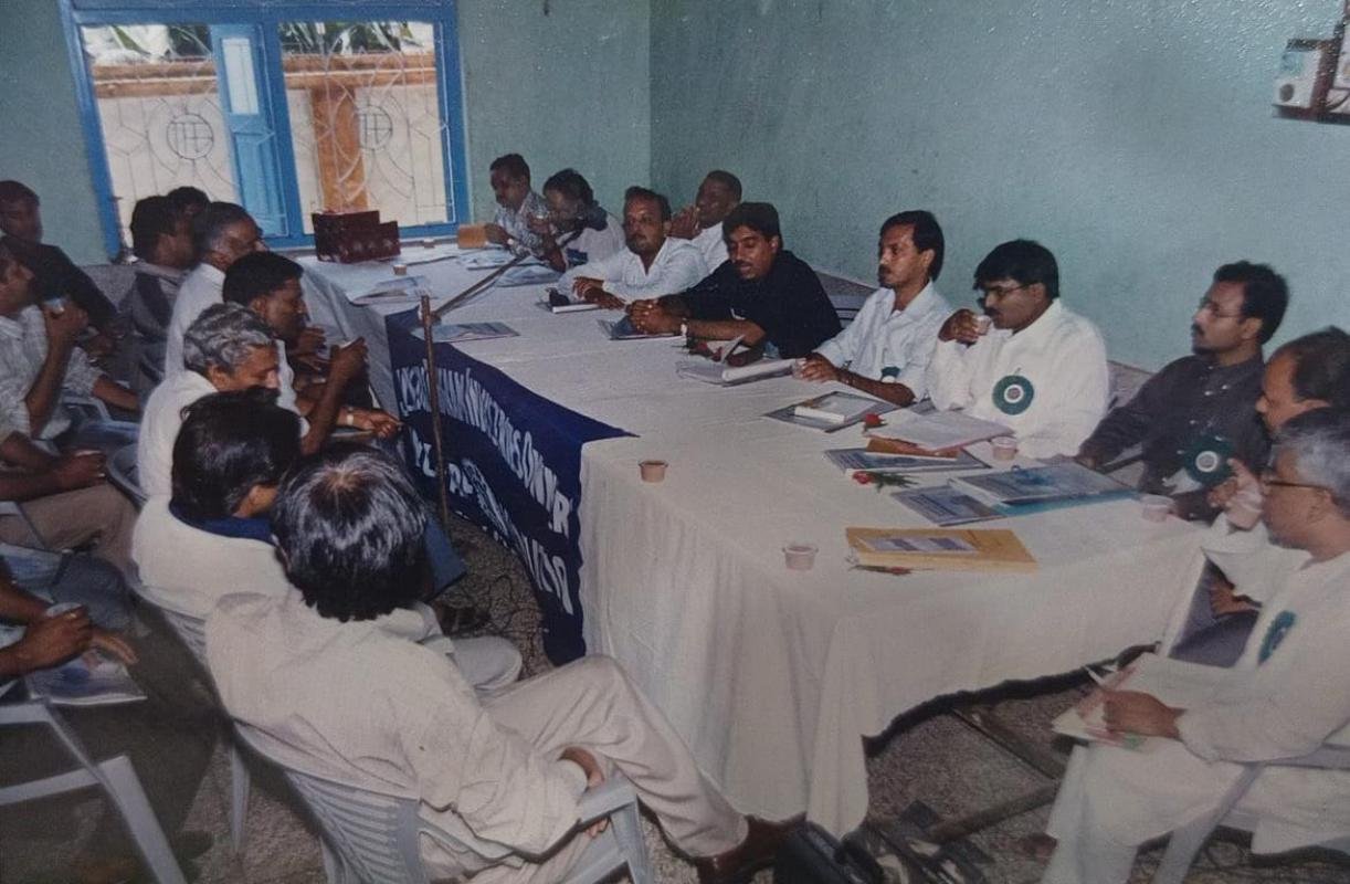 Sri Kailash Chandra Jain is addressing the 4th AGM, 2001